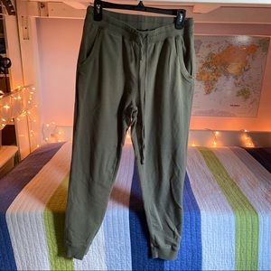 Ambiance - Olive Green Joggers